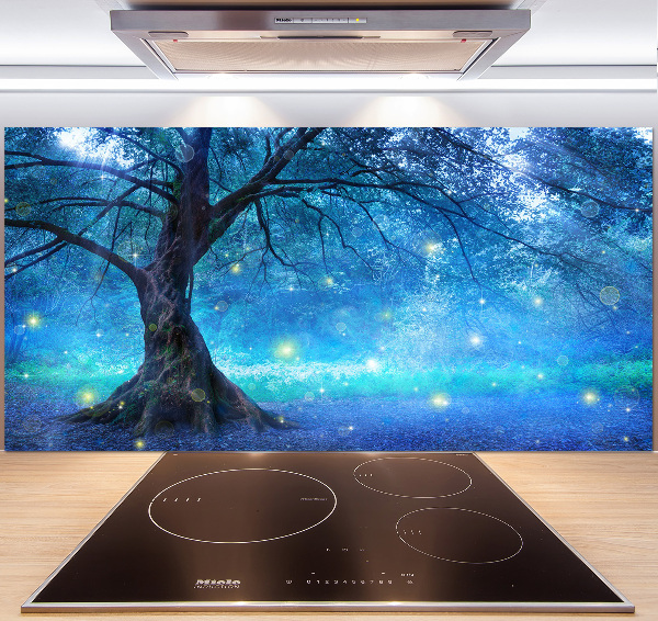 Cooker splashback Mysterious forest