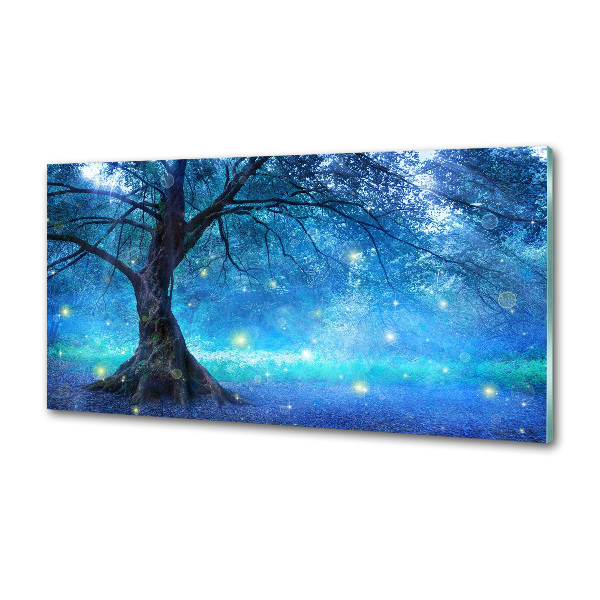 Cooker splashback Mysterious forest