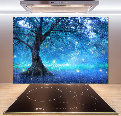 Cooker splashback Mysterious forest