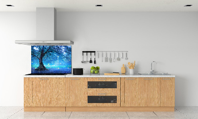 Cooker splashback Mysterious forest