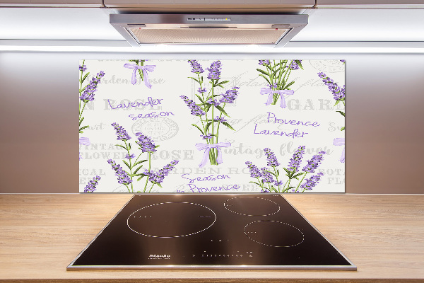 Cooker splashback Lavender