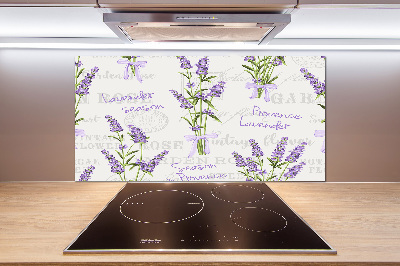 Cooker splashback Lavender