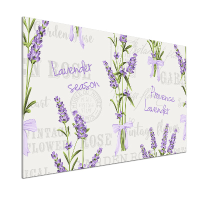 Cooker splashback Lavender