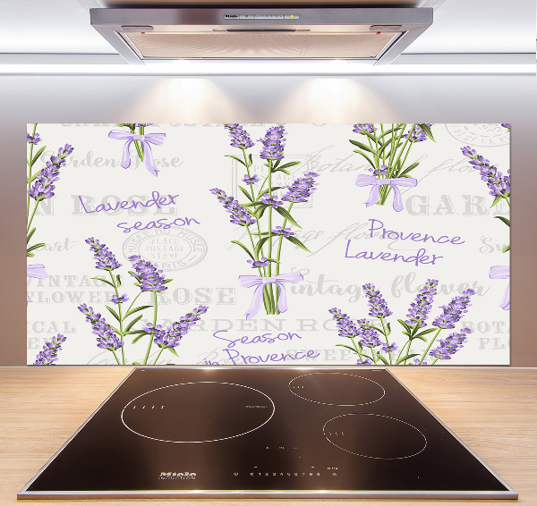 Cooker splashback Lavender