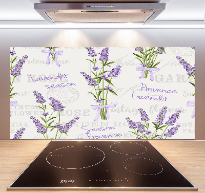 Cooker splashback Lavender