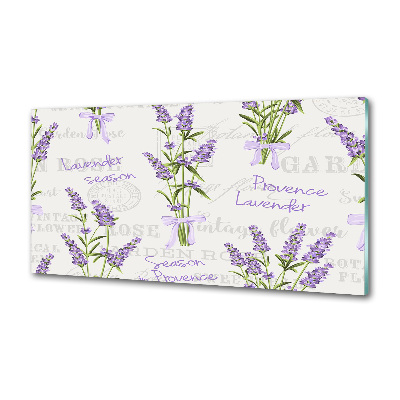 Cooker splashback Lavender