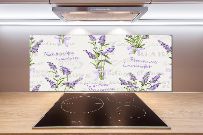 Cooker splashback Lavender