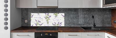 Cooker splashback Lavender