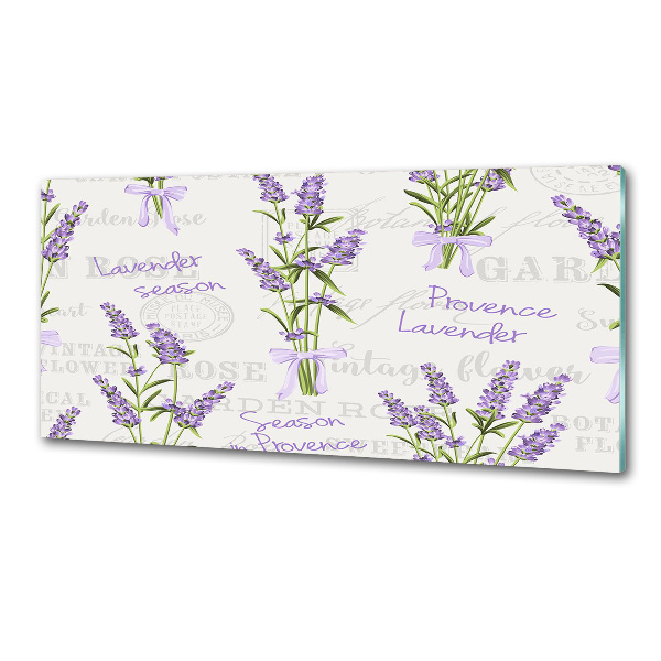 Cooker splashback Lavender