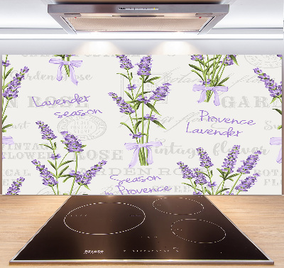 Cooker splashback Lavender