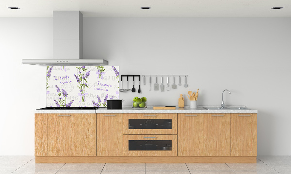 Cooker splashback Lavender