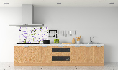 Cooker splashback Lavender