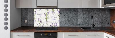 Cooker splashback Lavender