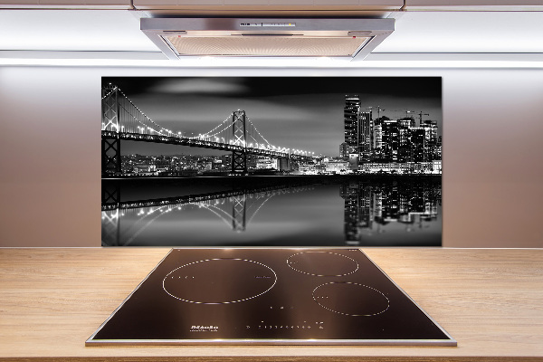 Cooker splashback San Francisco at night