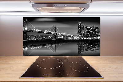 Cooker splashback San Francisco at night