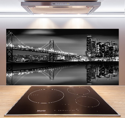 Cooker splashback San Francisco at night