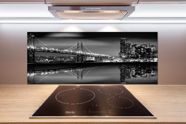 Cooker splashback San Francisco at night