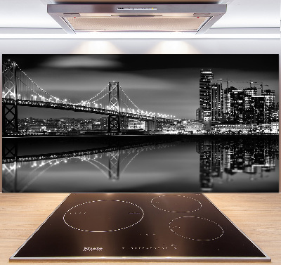 Cooker splashback San Francisco at night