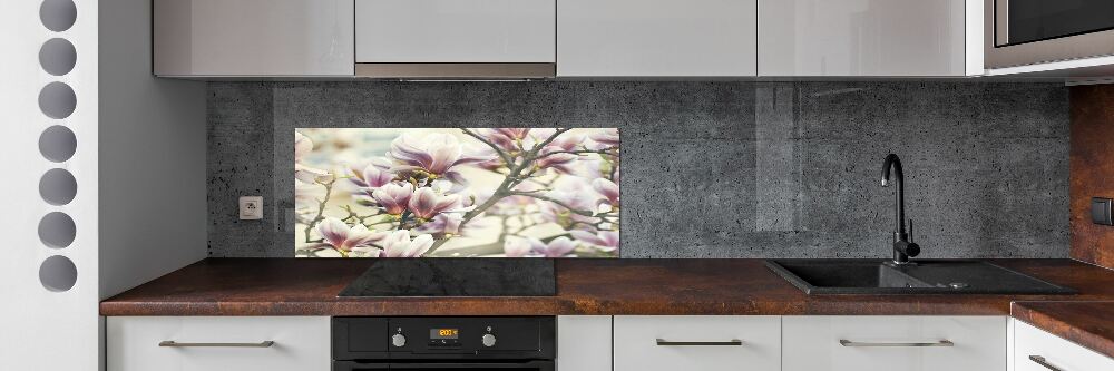 Cooker splashback Magnolia