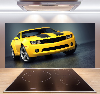 Cooker splashback Sports car