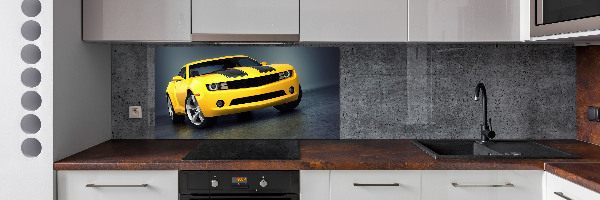 Cooker splashback Sports car