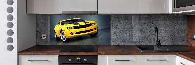 Cooker splashback Sports car