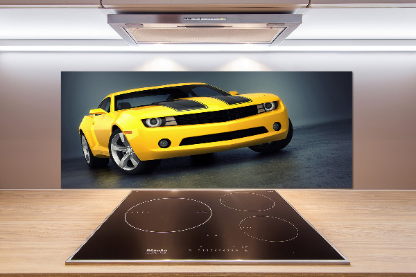 Cooker splashback Sports car