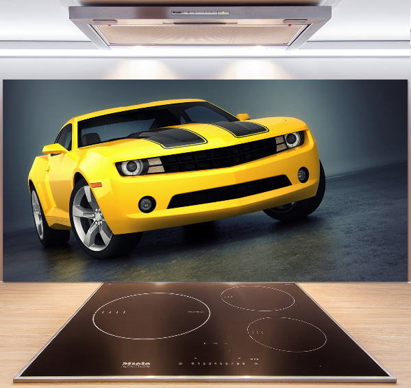 Cooker splashback Sports car