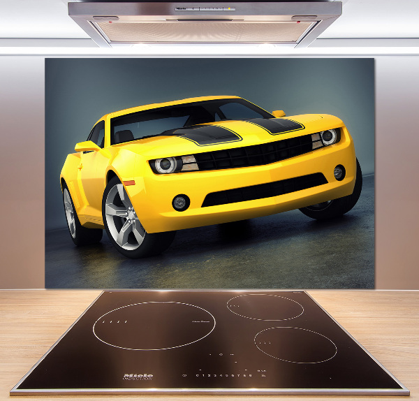 Cooker splashback Sports car