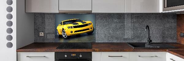 Cooker splashback Sports car