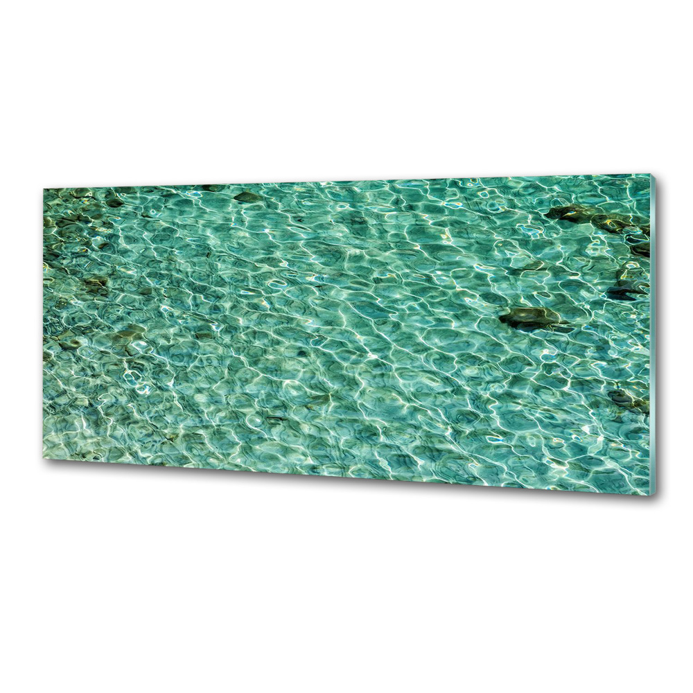 Cooker splashback Transparent water