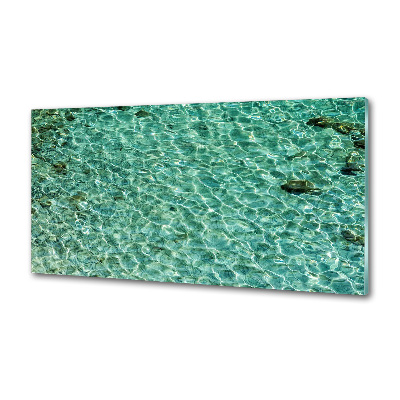 Cooker splashback Transparent water