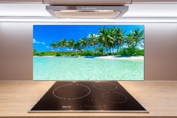 Cooker splashback Tropical beach