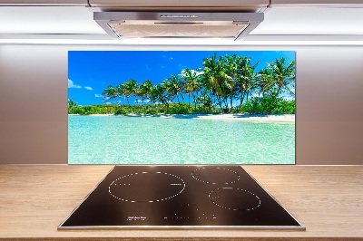 Cooker splashback Tropical beach