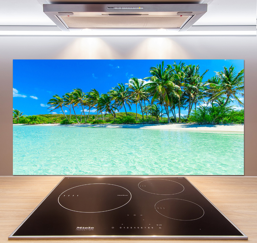 Cooker splashback Tropical beach