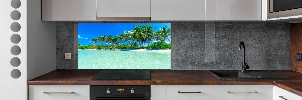 Cooker splashback Tropical beach