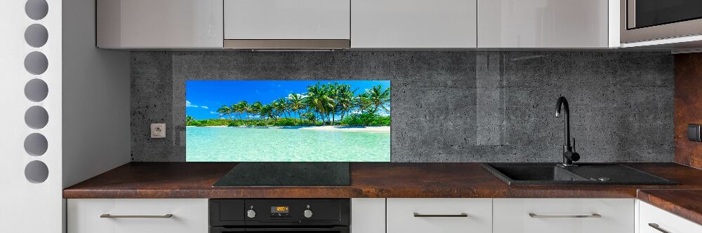 Cooker splashback Tropical beach