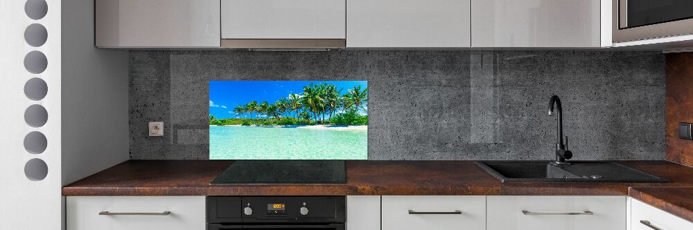 Cooker splashback Tropical beach