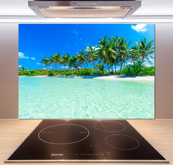 Cooker splashback Tropical beach