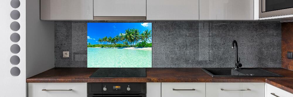 Cooker splashback Tropical beach