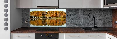 Cooker splashback Forest by the lake