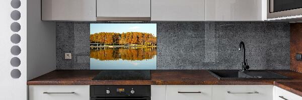 Cooker splashback Forest by the lake