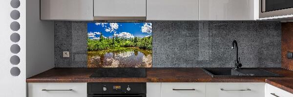 Cooker splashback Lake in the forest