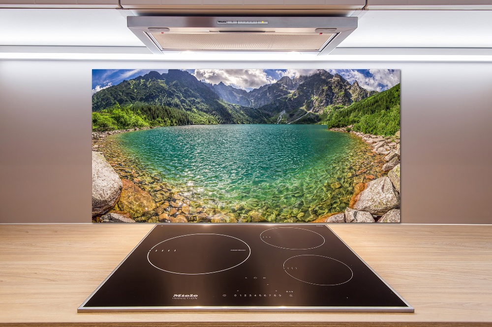 Cooker splashback Lake in the mountains