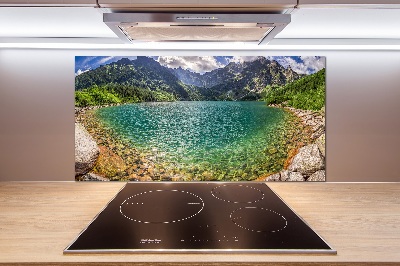 Cooker splashback Lake in the mountains