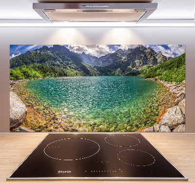 Cooker splashback Lake in the mountains