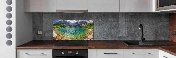 Cooker splashback Lake in the mountains