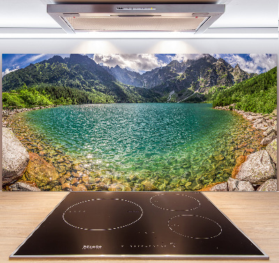 Cooker splashback Lake in the mountains