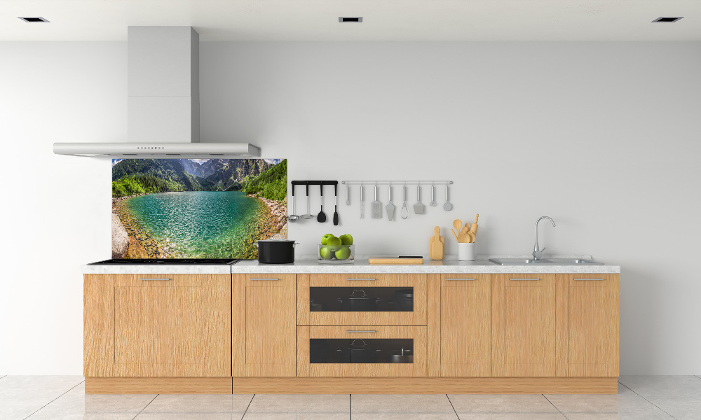 Cooker splashback Lake in the mountains