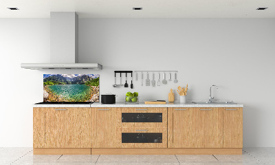 Cooker splashback Lake in the mountains